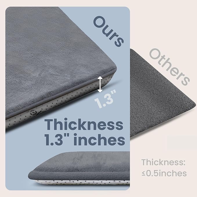 Extra Large 79"×158" Baby Play Mat for Floor,1.3" Thick Elasti Foam Playroom Mat for Toddler,Infant,Kids,Ultra Soft Velvet Classroom Rug,Non Slip Backing Safe for Crawling&Tummy Time（Dark Grey）