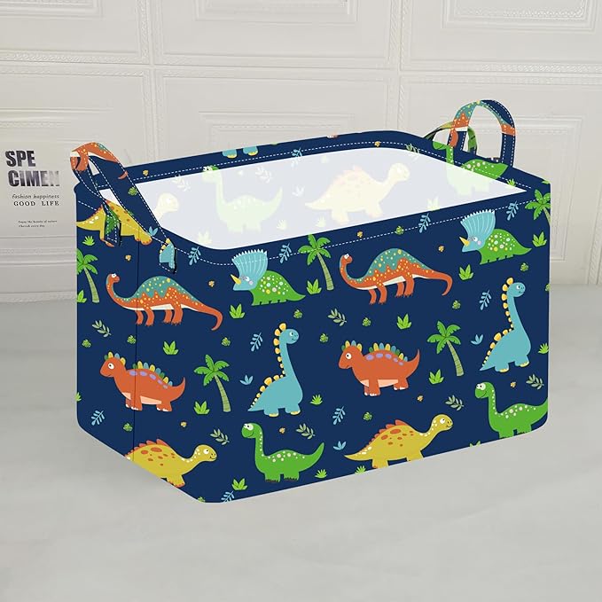 ACMUUNI Rectangle Gift Shelf Nursery Storage Basket Laundry Hamper Storage Box and Bins for Home Clothes with Handles