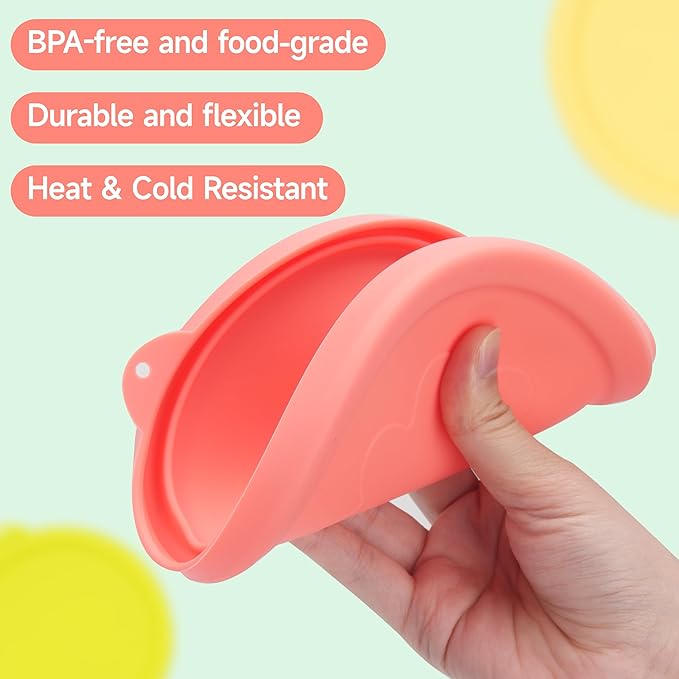 LUVCOSY 7 Cup Silicone Replacement Lids Storage Cover for Anchor Hocking Glass Bowls (Container not Included) 2 Pack Microwave, Dishwasher and Freezer Safe