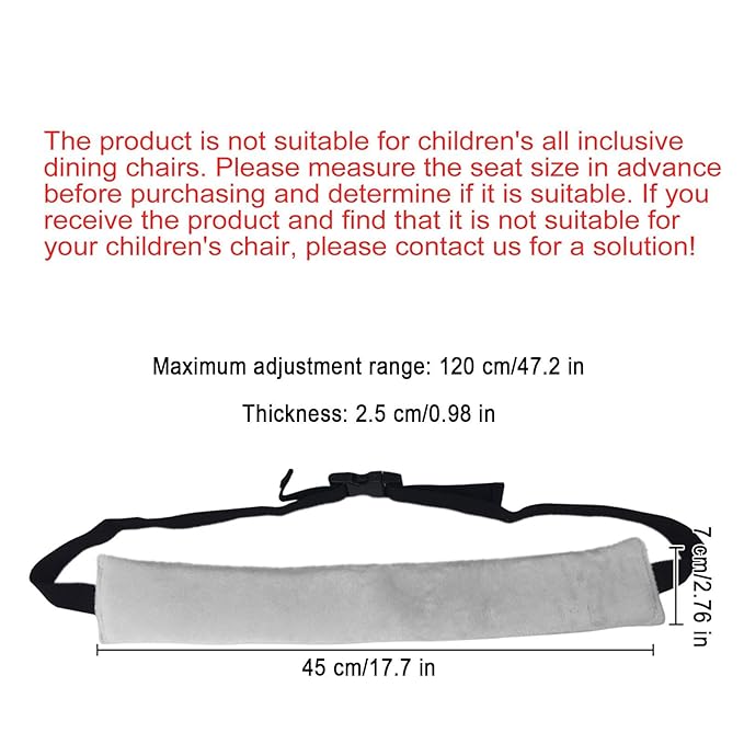 High Chair Straps, Universal Baby Safety Strap, Highchair Harness for Infant&Toddler's（Gray）