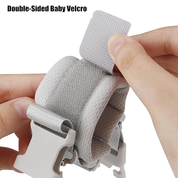 PandaEar 2 Pack Anti Lost Wrist Link, Toddler Harness Walking Leash Safety Child Wristband Leashes for Babies Kids