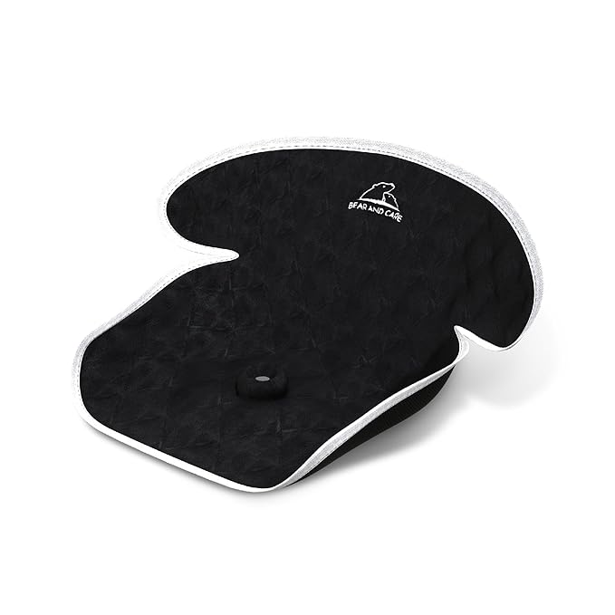 Bear and Care - Piddle Pads - Strollers, Bouncers & Car Seat Pad, Waterproof & Machine-Washable Cover on Car Potty for Toddler Toilet Training (Black, 1 Count (Pack of 1))