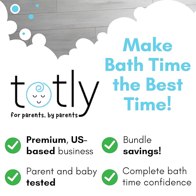6pcs Bath Kneeler and Elbow Rest pad Set - Complete Bathtime Kit with 2 Cushions, Rinse Cup, Spout Cover, Thermometer & Non-Slip Mat