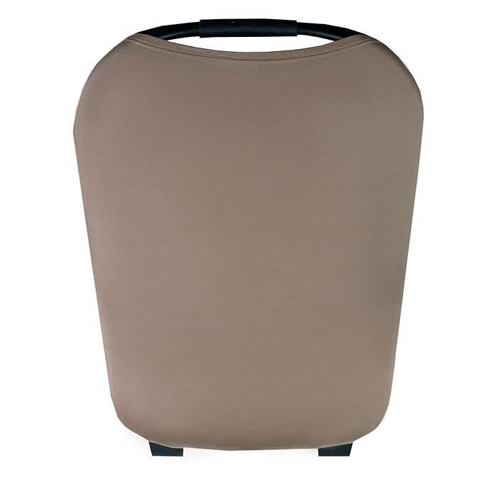 Copper Pearl Multi-Use Cover: Car Seat Covers, Nursing Cover, and Stroller Cover for Sun - Stretchy Fabric, All-Season Use, Stylish Designs, Easy Access for Moms - Gobi