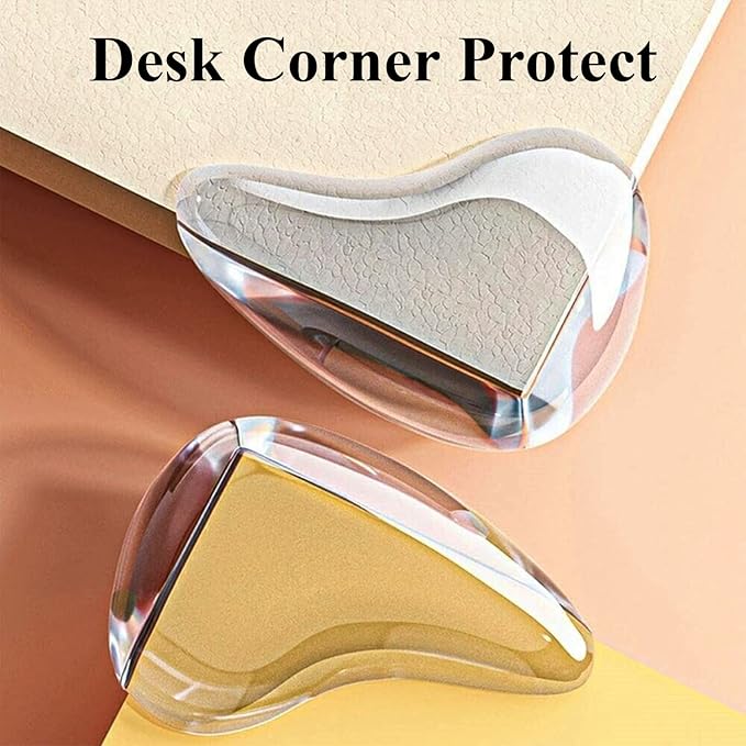 12 Pack Corner Protector for Baby, Clear Corner Protectors, Furniture Corner Guard & Edge Safety Bumpers to Cover Sharp Furniture & Table Edges