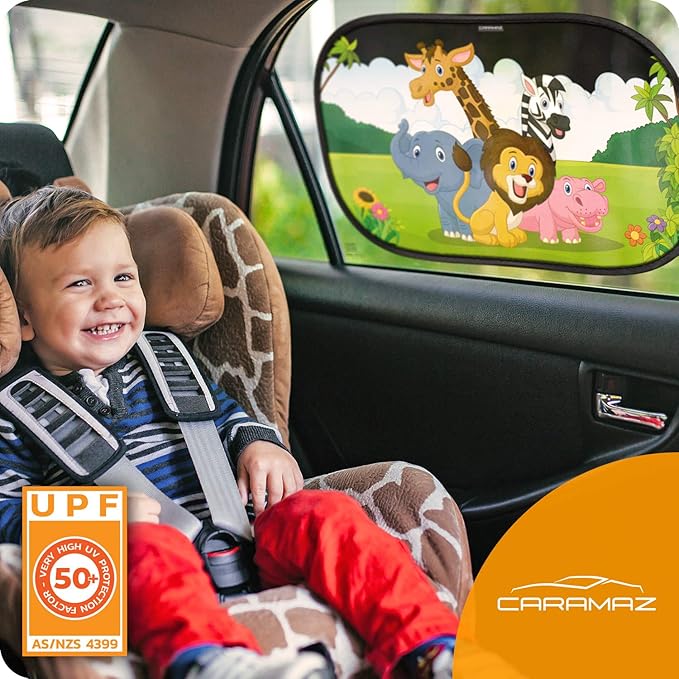 Car Window Shade for Baby with Certified UV-Protection 2 Pack - 20"x12"