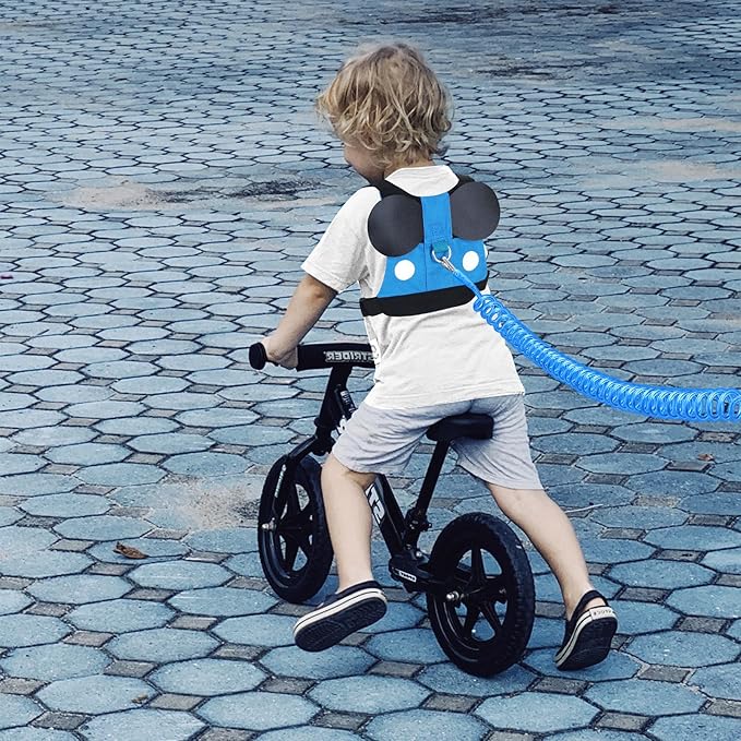 Accmor Toddler Leash Harness, Safty Harness Baby Leash Child Anti Lost Wrist Link, Cute Kids Harness with Walking Assistant Strap Belt Tether for 1-5 Years Boys/Girls to Zoo or Mall