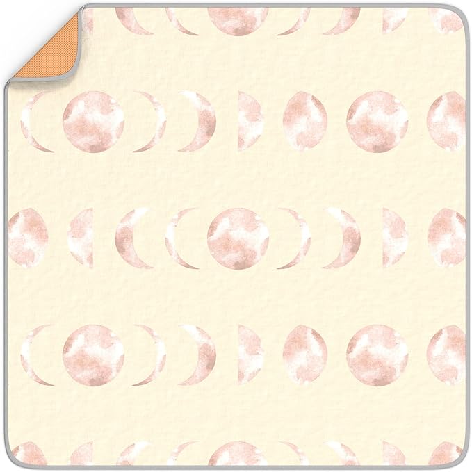 BABYBOET Splat Mat for Baby – Under High Chair Floor Mat Protects Wood, Vinyl and Carpet from Spills – Waterproof Triple Layer Baby Mat with Anti-Skid Backing Deters Bunching and Sliding (51” x 51")