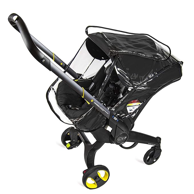 Baby & Beyond's, Premium Rain Cover, Compatible with Doona Infant Car Seat Stroller (Regular)