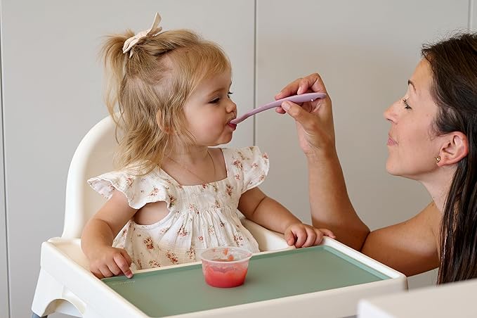 Smack Fun Silicone Placemats for Home and On-The-Go | Stain Resistant Non-Slip Toddler & Baby Mat | fits IKEA® High Chair (Tradewinds)