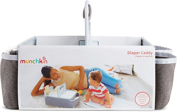 Munchkin® Portable Diaper Caddy Organizer, Grey