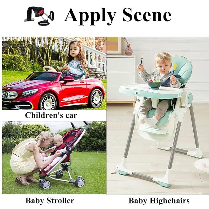 Universal Baby Seat Chest Harness Clip and Child Seat Safety Belt Clip Buckle Universal Replacement for Kids Trend Adjustable Guard