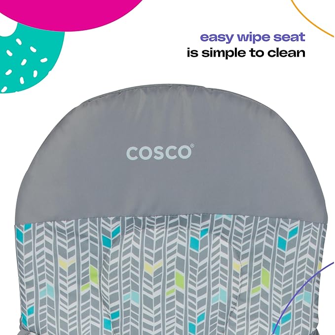 Cosco Kids Simple Fold Highchair for Baby, Simple Foldable High Chair, Convenient, Lightweight, and Compact Design, Comet
