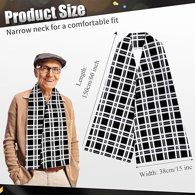 Tarpop Adult Bib Scarf Washable and Reusable Dining Clothing Protector Adult Bib for Elderly Senior Citizens Men Women Eating