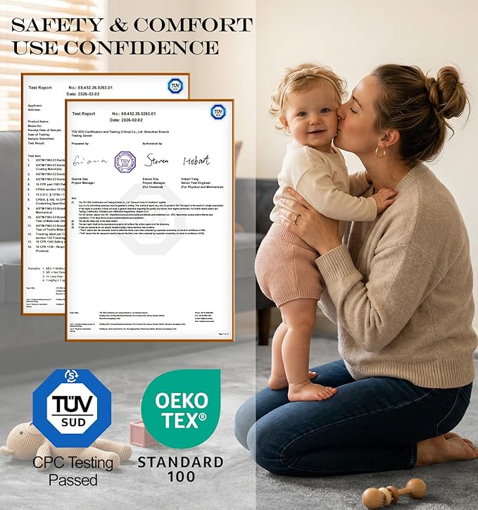 AEOCOO Extra Large 79x118 Baby Play Mats for Floor, 1.3" Thick Memory Foam Infant Tummy Time Mat, CloudSoft Velvet Anti-slip Cushion, Nursery Rug for Baby Kids Crawling, Playroom, Living Room, Grey