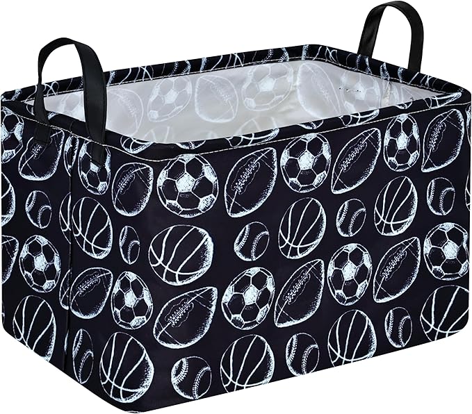 MAIZMZ Kids Hamper Storage Bins Organizer Toy Box Laundry Basket Large Canvas Collapsible Chest for Home/Dorm/Kitchen/Pet/Office/Closet/Shelf/Gift Baskets