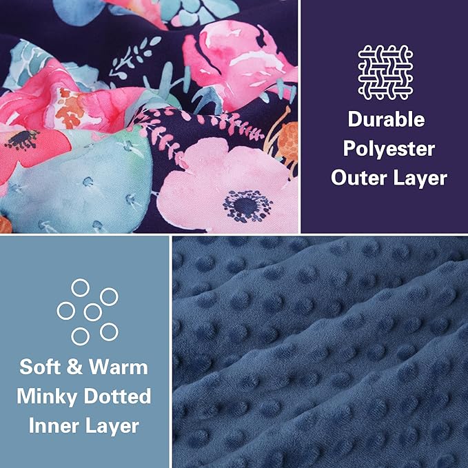 Rquite Car Seat Cover Baby, Carseat Covers Baby for Girl Boy, Warm Minky Infant Car Seat Cover Winter, Peekaboo Opening Car Seat Canopy, Multi-use Baby Carrier, Stroller, Nursing Cover, Minky Blanket