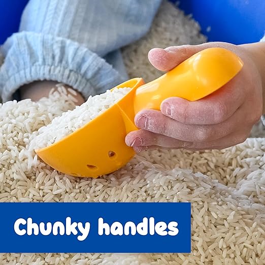 Spark & Wow Sensory Bin Tinker Tools | 4 Sensory Table Accessories | Small Shovels for Kids | Sandbox Toys for Toddlers