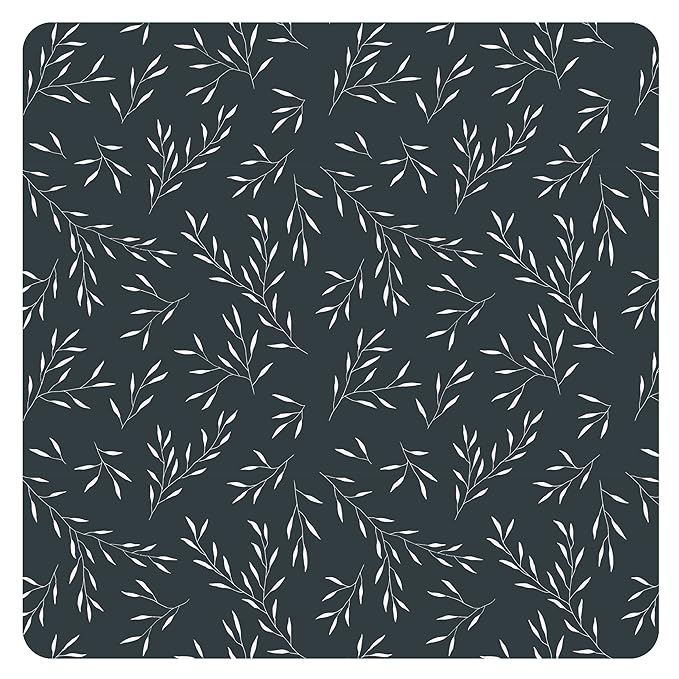 BapronBaby Willow Splash Mat - Waterproof Catch-All for Under High Chairs, Floors, Tables, Playtime or Arts & Crafts - Machine Washable - 45" x 45”
