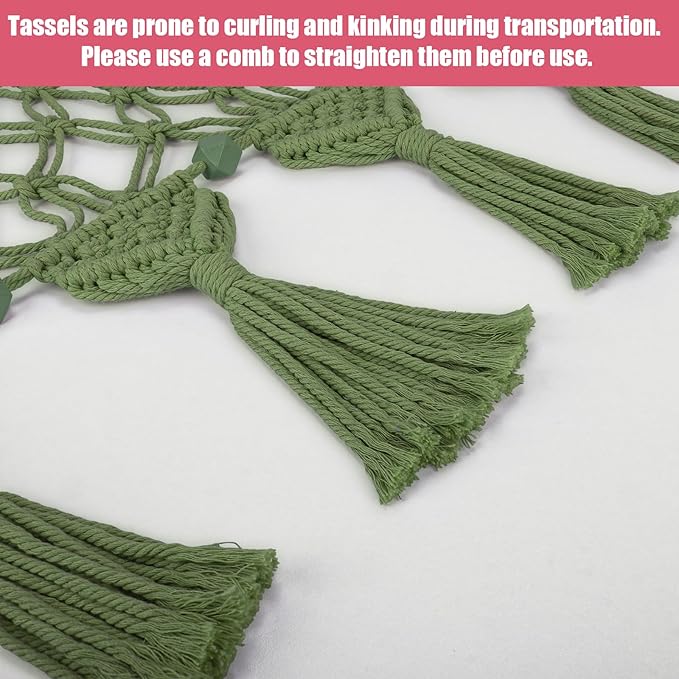 Stuffed Animal Hammock Corner - 56'' Jumbo Handcrafted Stuffed Animal Net Toy Hammock - 100% Natural Cotton 5mm Double Macrame Cord Plushies Storage - Green Stuffy Plushie Net w/LED Star Light