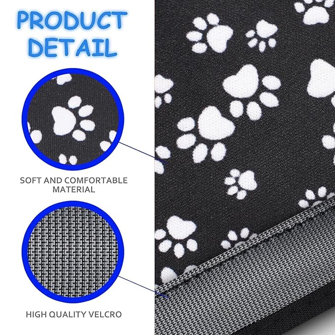 YR Seat Belt Cover for Kids, Soft Comfort Seat Belt Cushion for Children, Cute Cartoon Pattern Car Seat Belt Pads Cover for Girls and Boys, 1 Pack (Paw)