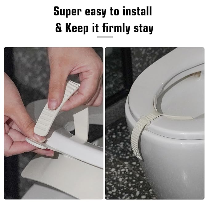 Toilet Pee Splash Guard – Urine Deflector Blocks Leaks Center Strap with Built-in O-Ring | Comfortable Pee Shield for Toddlers, Potty Training & Elderly | Fits Most Toilet Seats (1, 11.4x6.3inch)
