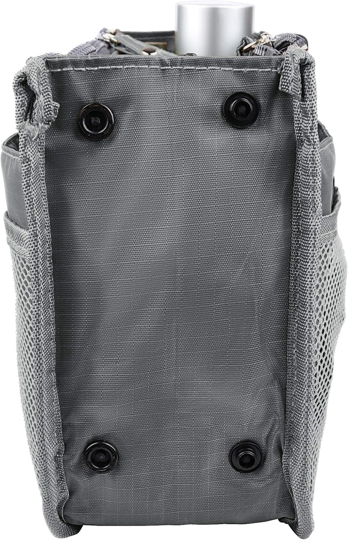 Vercord Updated Purse Handbag Organizer Insert Liner Bag in Bag 13 Pockets Grey Medium