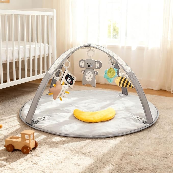 LADIDA Mat, Stage Based, Multi-Sensory & Motor Skills Development Mat with Toy, Easy to Install & Clean