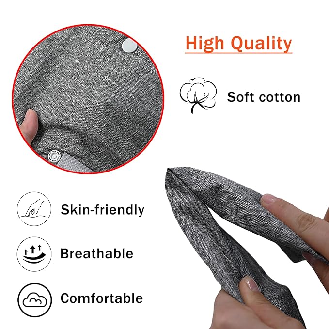 2PCS 26.4inches Armrest Handle Cover,Pushchair Handlebar Sleeve,Universal Protective Stroller Bumper Bar Covers Replacement Accessories Removable Toddler Pram Dust Proof Handle Gloves(Grey)
