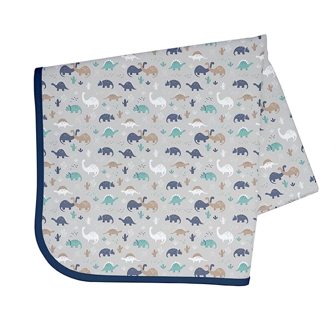 BapronBaby Desert Dinos Splash Mat - Waterproof Catch-All for Under High Chairs, Floors, Tables, Playtime or Arts & Crafts - Machine Washable - 45" x 45”