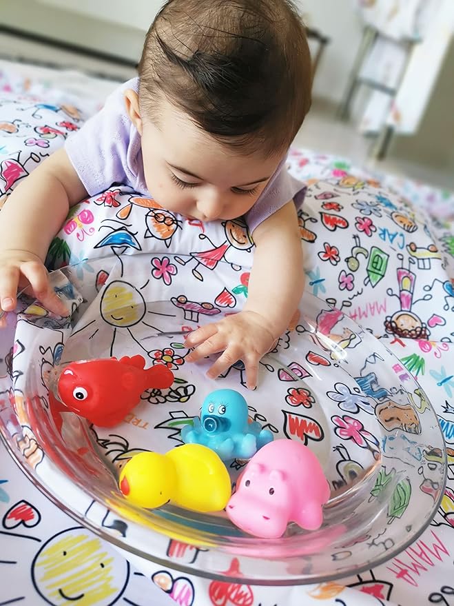 Waterproof High Chair Splat Mat – Machine Washable Floor & Table Protector for Baby Feeding, Art & Crafts, Outdoor Use (Family, 57x39 Inch)