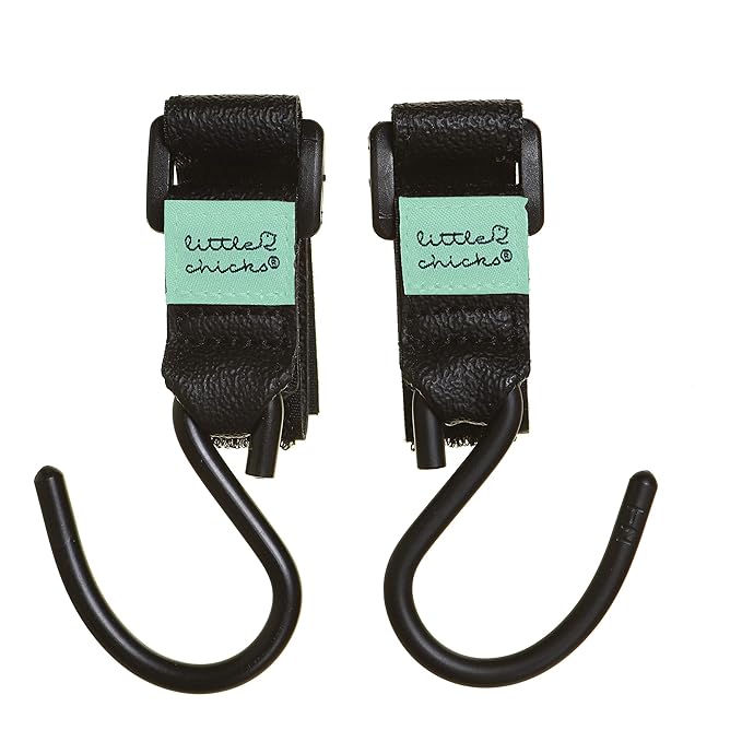Baby Stroller Organizer Hook Clip for Purse and Bags - 2 Pack - Model CK096