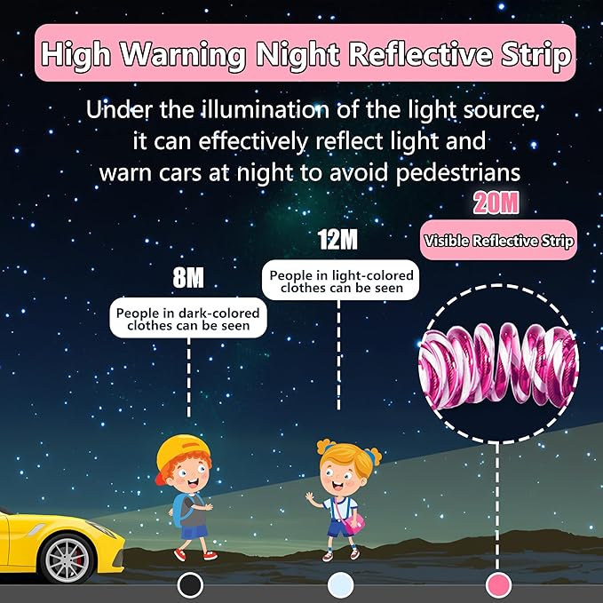 Anti Lost Wrist Link,Toddler Harness Walking Leash with Induction Lock,Reflective Child Wrist Leashes for Baby,6.56ft Kids Leash for Supermarket Mall Airport Amusement Park Zoo Travel（Pink）