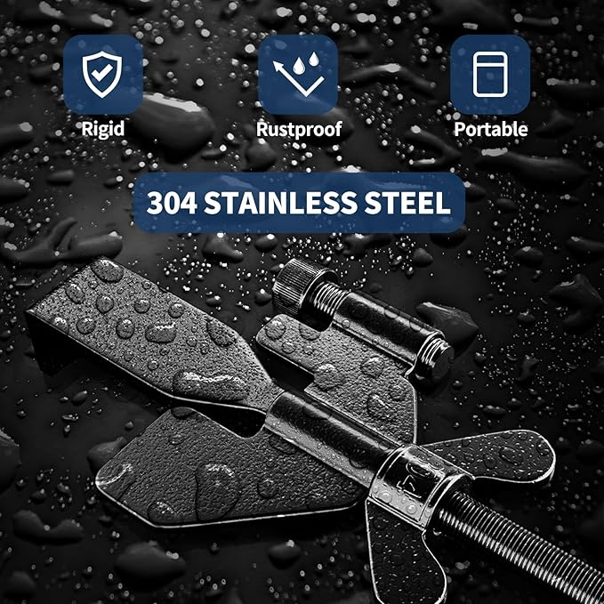 2 Pack Adjustable Portable Door Lock, Hotel Door Locks for Travelers Security, Prevent Unauthorized Entry, Door Stoppers Security for Travel Bedrooms Apartment Airbnb Dorm, with Silicone Caps