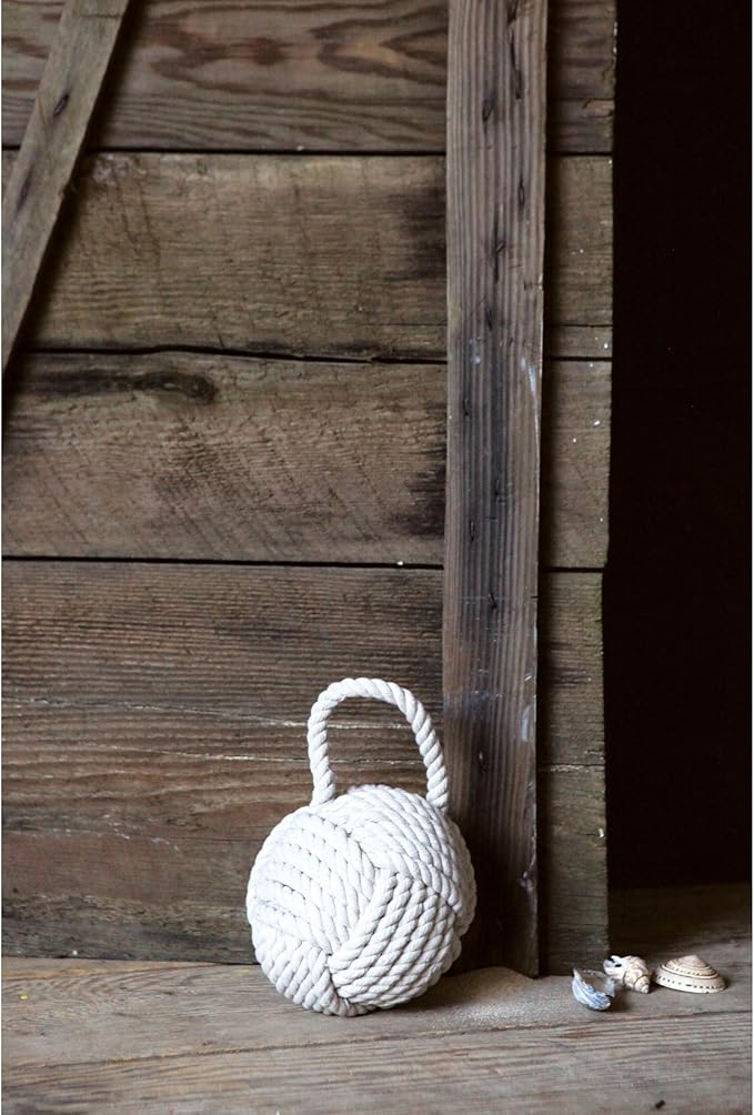 Creative Co-Op Nautical Rope Knot Door Stop