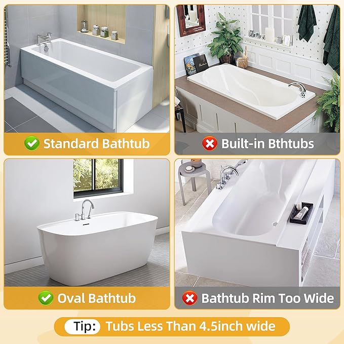 Bath Toy Storage, 2 Compartments Bathtub Toy Storage, Easy to Place, Mesh Material Bath Toy Holder Keeps Toys Dry and Breathable, Shower Toy Holder for Bathtub Developing Children's Storage Habits