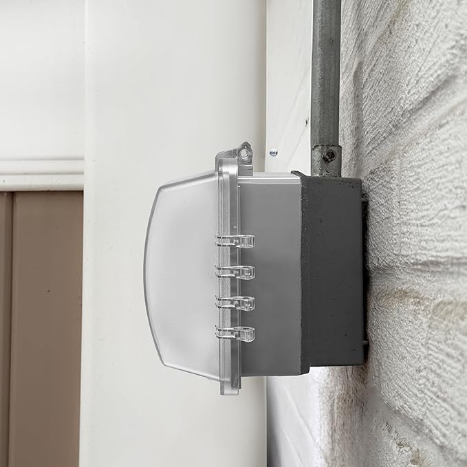 Sealproof Deep Base for Vinyl Siding and Recessed Surfaces While In Use Lockable 1-Gang Outdoor Exterior Outlet Cover | Horizontal/Vertical Weatherproof Extra Duty Bubble Cover