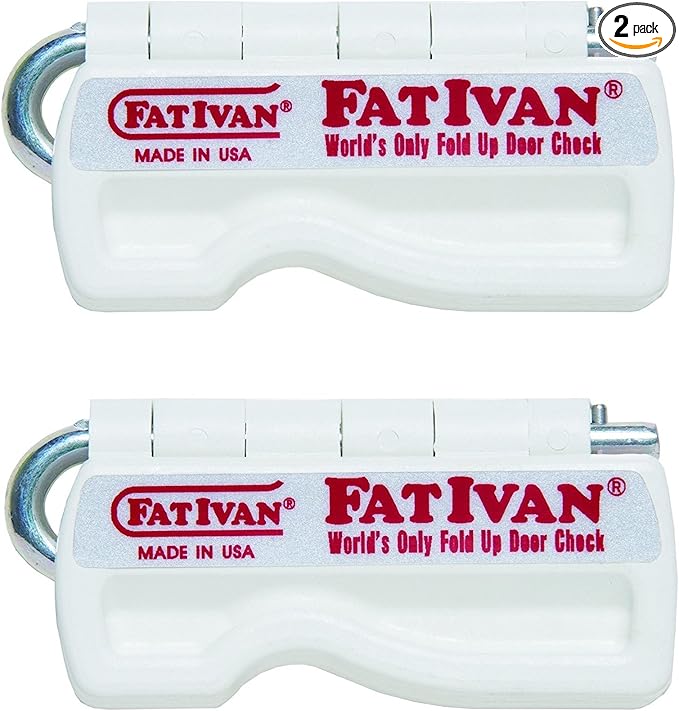 The Original Fat Ivan Fold Up Doorstop Wedge with Magnet - for Moving Office Home or School - Great for Police, Admin, Firefighters and Any time You Need a Door to Stay Open
