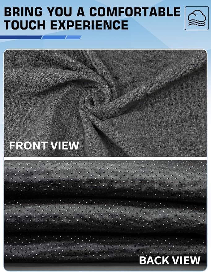 TESFEEL Terry Cloth Car Seat Cover - Waterproof Sweat Proof Towel Seat Protector, Washable Absorbent Seat Towel for Gym/Beach/After Workout, Reusable Part Seat Drape for Cars/Trucks Auto Accessories