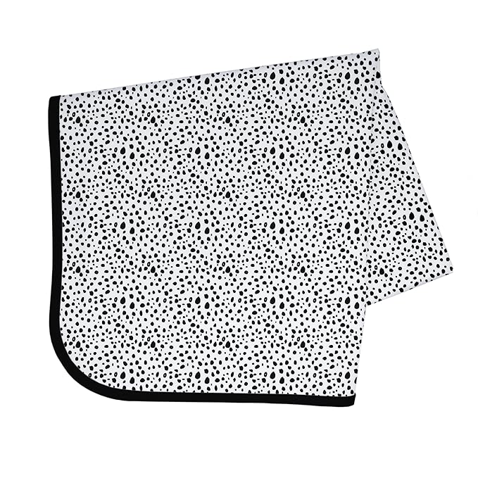 BapronBaby Organic Dot Splash Mat - Waterproof Catch-All for Under High Chairs, Floors, Tables, Playtime or Arts & Crafts - Machine Washable - 45" x 45”