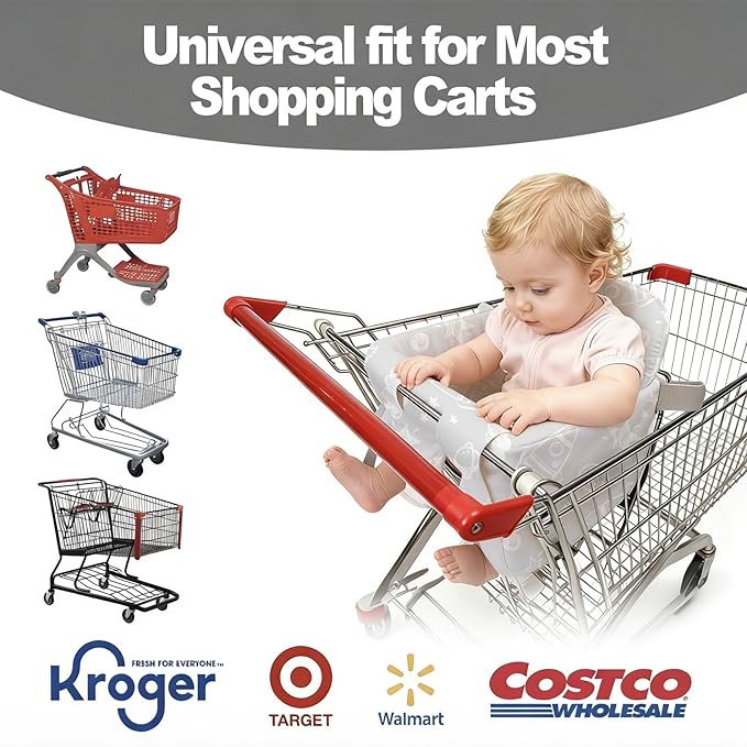 Shopping Cart Cover for Baby, High Chair Cover, Grocery Cart Cover, Cart Seat Cover for Baby, Shopping Cart Seat, Shopping Cart Cover for Baby(Space)