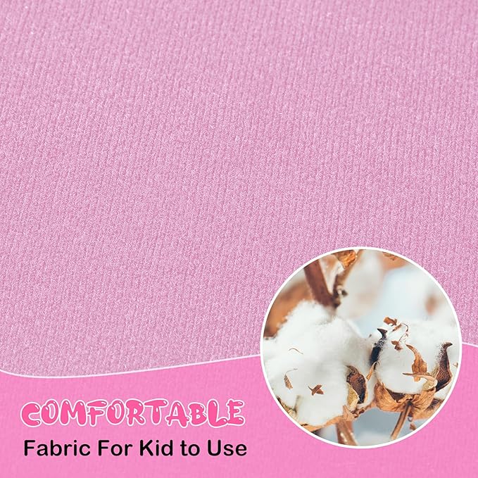 Riakrum 4 Pcs Baby Car Seat Belt Covers Soft Car Seat Straps Shoulder Pads for Kid Infant Stroller Strap Covers Safety Belt Cushion Pads for Boy and Girl(Pink,5.7 x 2.6 Inch)