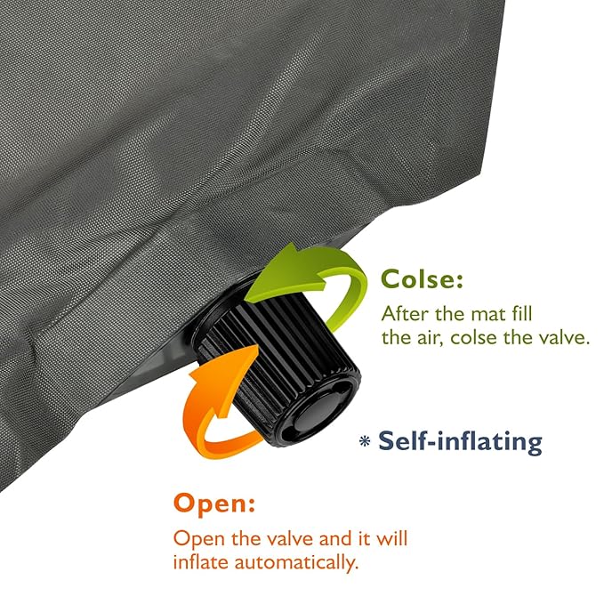 Playpen Mat, Compatible with Regalo My Play Play Yard, Self Inflatable Comfortable with Carry Case - Dark Grey