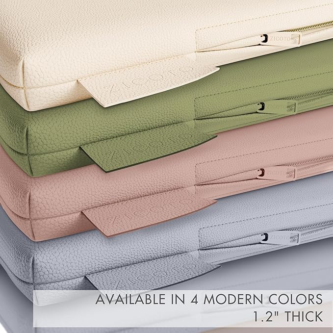 Stylish Padded Baby Play Mat for Your Boy or Girl - Extra Thick & Super Soft Vegan Leather Floor Mat Creates A Safe Play Area for Little Ones - A Beautiful Playmat that Fits Nicely Into Any Playroom
