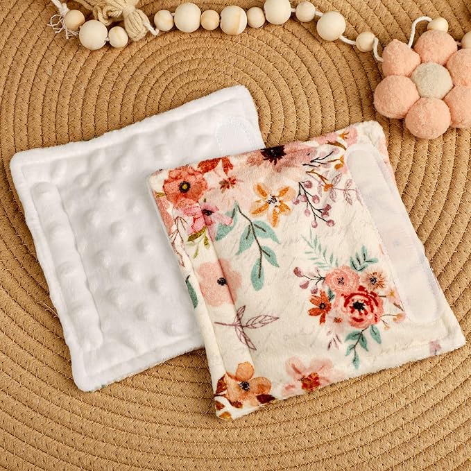 TANOFAR Baby Car Seat Strap Pads, Soft Carseat Straps Covers, Car Seat Straps Shoulder Pads for Girls, Seat Belt Cover Pad for Kids, Suitable for Baby Car Seat, Pushchair, Stroller, Autumn