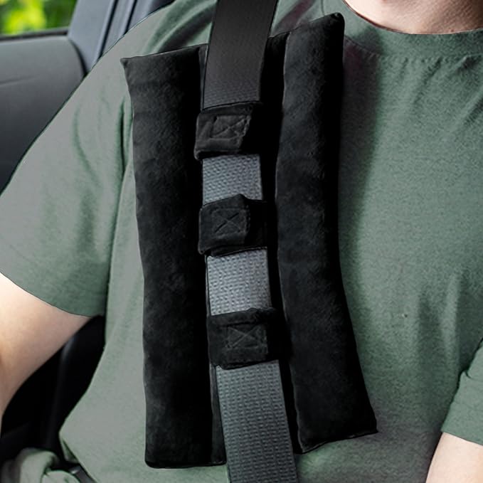 MOYOAMA Seat Belt Pillow Post Surgery- Seatbelt Pillows for Post-Surgery, Chemo Port Pillow for Seat Belt, Port Pillows for Chemo Patients Seatbelt, Seatbelt Cushion for Heart Surgery Recovery Gifts