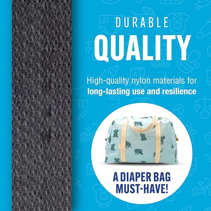 Baby Buddy Secure-A-Toy, Safety Strap Secures Toys, Teether, or Pacifiers to Strollers, Highchairs, Car Seats, Adjustable Length to Keep Toys Sanitary Clean, Registry Must Haves, Pink-Lilac, 2 Count