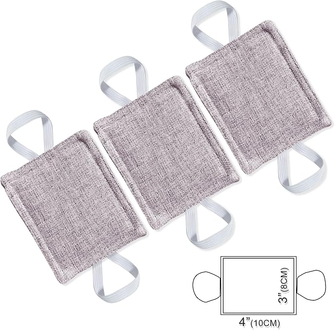 Door Silencer Baby Door Cushion, Door Latch Cover Quite Closer Universal Fit for No More Noise Sleep Doors - 4 x 3 Inches, Mauve Shadows, Set of 3