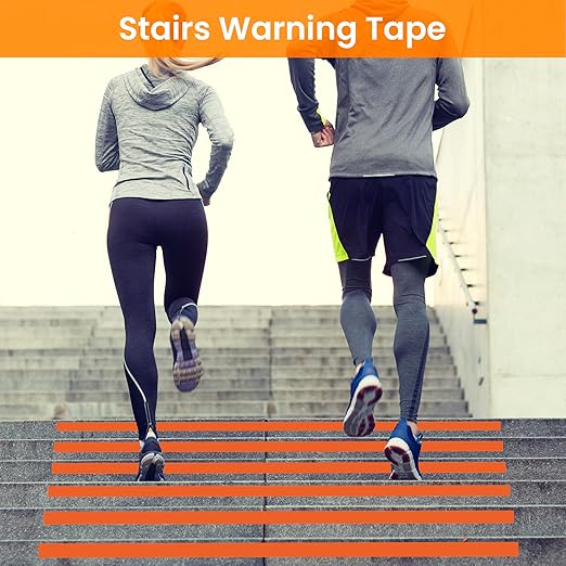 TAPEBEAR Floor Tape Orange Vinyl Tape 2" x 36 yds, Floor Caution Marking Dance Splicing Tape Safety Warning Stripe Abrasion-Proof Waterproof for Gym, Warehouse, Traffic Signage, Color Coding