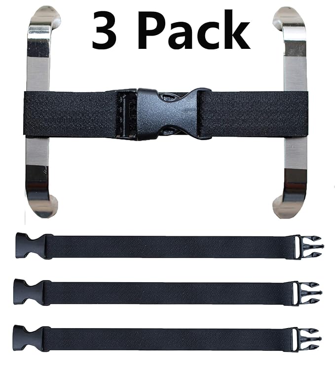 Multi-Functional Magic Buckle, Baby Safety Lock for The Door, Two-Door Refrigerator, Oven and Children's Safety Fence, Etc., or for The Fixed Baby Luggage (3 Pack Black)